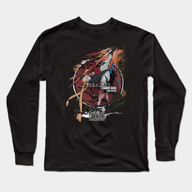 CAMMY: CANNON SPIKE ALPHA - BLACK Long Sleeve T-Shirt by JF Penworks